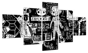 Obraz - Graffiti (125x70 cm)