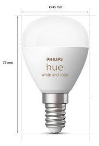 Philips Hue - Philips Hue White&Color Amb. 5,1W Luster Krone 2 pack. E14 Philips Hue