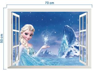 PIPPER | Naklejka na ścianę "Elsa 3D" 50x70 cm
