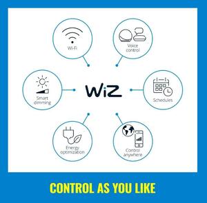 WiZ - Up&Down WiZ 2 Lampa Ścienna RGB White WiZ