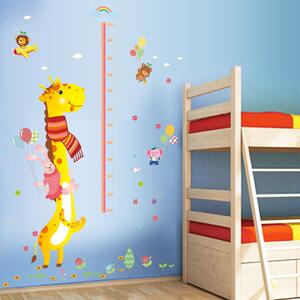PIPPER | Naklejka na ścianę "Miarka dziecięca - Żyrafa 2" 140x110 cm