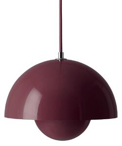 Lampa Wisząca &Tradition, Flowerpot VP1, ściemnialny, fioletowy, salon, metal, design