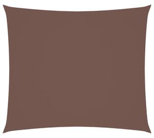 Prostokątny żagiel ogrodowy, tkanina oxford, 2,5x3 m, brązowy