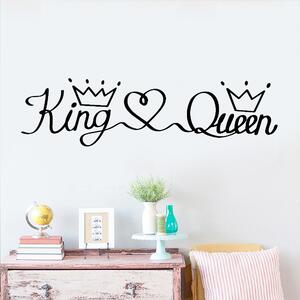 PIPPER | Naklejka na ścianę "King & Queen" 43x150 cm
