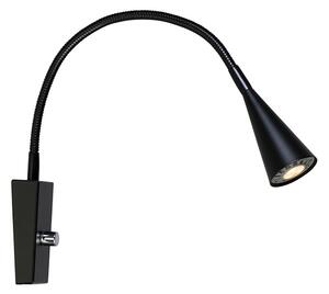Belid - Ledro Lampa Ścienna Matowa Czarna LED 12V Ściemnialna Belid