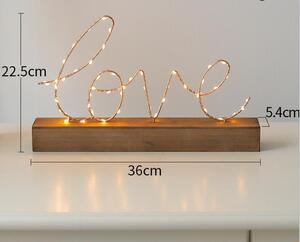 Dekoracyjny napis świetlny LED "LOVE"
