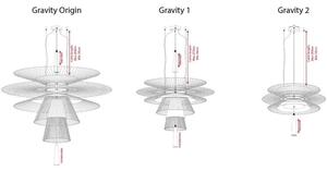 Forestier - Gravity 2 Lampa Wisząca Golden