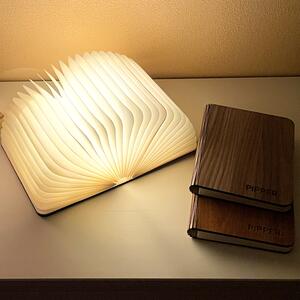 Książka świetlna LED - kolor dębu - 16x21cm
