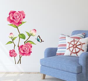 Naklejka na ścianę "Róże 2" 60x80 cm