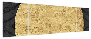 Obraz - Złota struktura N⁰2 (170x50 cm)