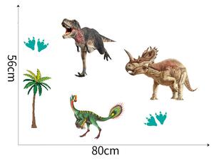 PIPPER | Naklejka na ścianę "Dinozaury 8" 80x56cm
