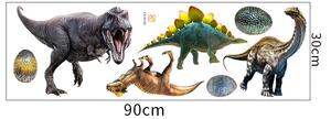 PIPPER | Naklejka na ścianę "Dinozaury 7" 98x50cm