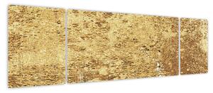 Obraz - Złota struktura N⁰3 (170x50 cm)