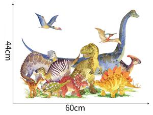 PIPPER | Naklejka na ścianę "Dinozaury 10" 60x44cm