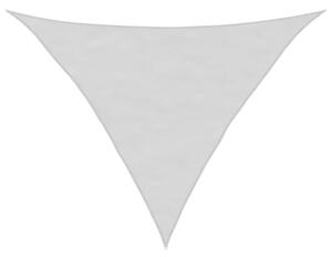Żagiel przeciwsłoneczny, jasnoszary, 3x3x4,24 m, 100% poliester