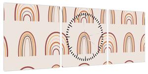 Obraz - Kreacje marzeń N⁰3 (z zegarem) (90x30 cm)