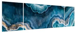 Obraz - Detal akwamarynu (170x50 cm)