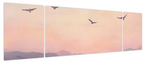 Obraz - Stado ptaków II. (170x50 cm)