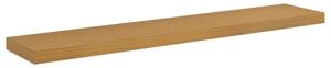 Półka ścienna w nowoczesnym stylu z materiału drewnopochodnego, beżowa, 120 cm
