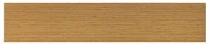 Nowoczesna półka ścienna w beżowym kolorze z materiału drewnopochodnego, 120 cm