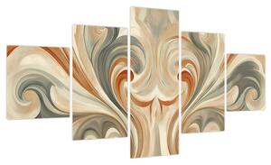 Obraz - Wiry w ziemistych barwach (125x70 cm)