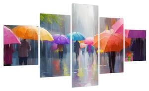 Obraz - Deszczowy dzień (125x70 cm)