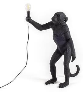Seletti - Monkey Standing Zewnętrzna Lampa Stołowa Czarna