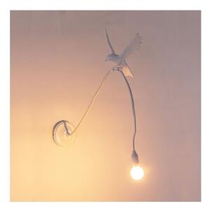 Seletti - Sparrow Landing Lampa Ścienna White