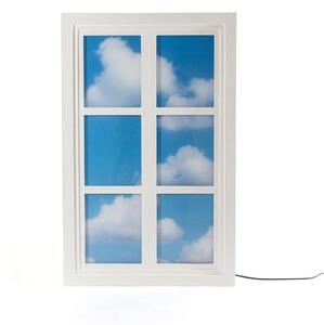 Seletti - Window 3 Lampa Ścienna/Lampa Podłogowa White/Light BlueSeletti