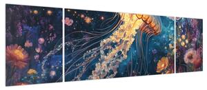Obraz - Magiczna meduza (170x50 cm)