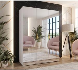 Szafa uchylna otwierana Sandi 3 150 wys. 202 cm biaÅy + u. zÅoty