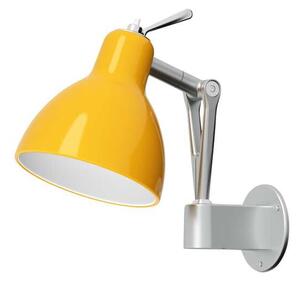 Rotaliana - Luxy W0 Lampa Ścienna Aluminium/Żółta