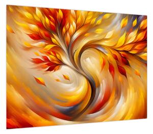 Obraz - Jesienne drzewo (70x50 cm)