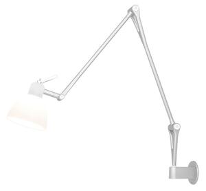 Rotaliana - Luxy W2 Lampa Ścienna Aluminium/Błyszcząca Biała Rotaliana