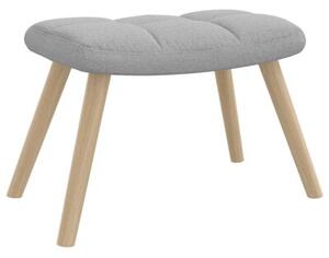 Fotel relaksacyjny z podnÃ³Å¼kiem cloud grey fabric