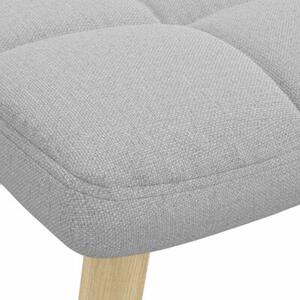 Fotel relaksacyjny z podnÃ³Å¼kiem cloud grey fabric