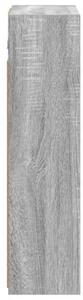 Szafka z lustrem do łazienki szary sonoma 43 x 16 x 62.5 cm