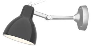 Rotaliana - Luxy H0 Lampa Ścienna/Sufitowa Aluminium/Czarna Rotaliana