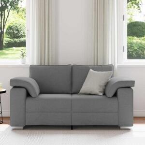 Sofa ciemnoszary 160 x 77 x 82 cm tkanina