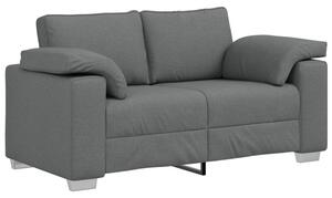 Sofa ciemnoszary 160 x 77 x 82 cm tkanina