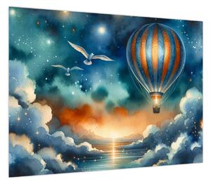 Obraz - Lot pod nocnym niebem (70x50 cm)