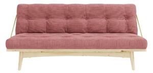 Różowa rozkładana sofa 190 cm Folk – Karup Design
