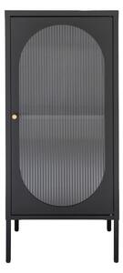 Czarna metalowa witryna 50x110 cm Adelaide – House Nordic
