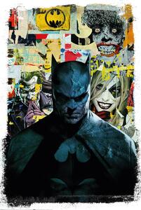 Plakat, Obraz Batman - Dark Knight Collage