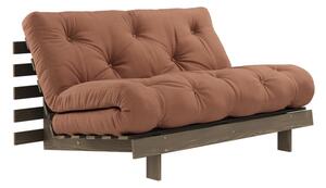 Pomarańczowomiedziana rozkładana sofa 140 cm Roots – Karup Design