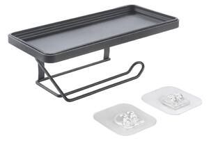 Samoprzylepny uchwyt ze stali nierdzewnej na papier toaletowy Origin Lava – Metaltex