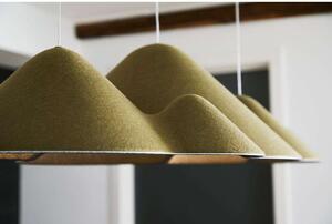 Loom Design - Panorama Lampa Wisząca Large Green/Black Loom Design