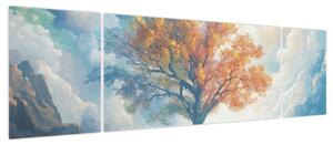 Obraz – Drzewo życia i miłości (170x50 cm)