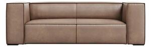 Jasnobrązowa skórzana sofa 212 cm Madame – Windsor & Co Sofas