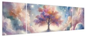 Obraz – Drzewo życia w chmurach (170x50 cm)